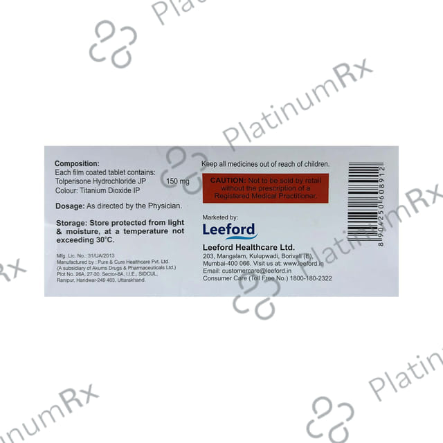 Tolexant 150mg Tablet 10s