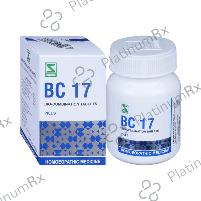 Dr Willmar Schwabe India Bio-Combination 17 (BC 17) Tablet 25 gm