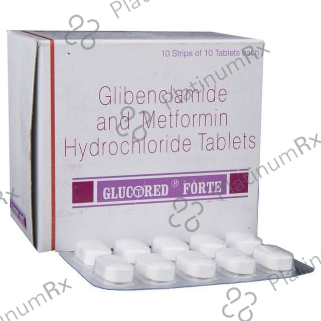 Glucored Forte 5/500mg Tablet 10s