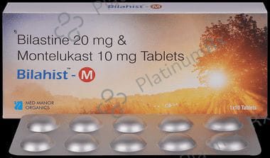 Bilahist M 20/10mg Tablet 10s
