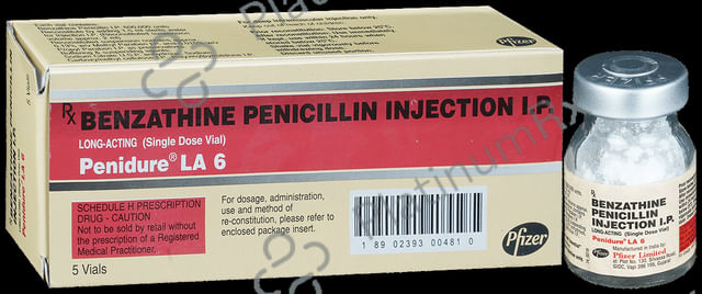 Penidure LA 600000IU Injection 2ml
