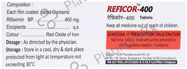 Reficor 400mg Tablet 10s