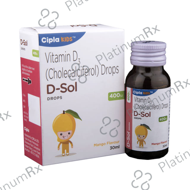 D Sol 400IU Mango Flavour Drop 30ml
