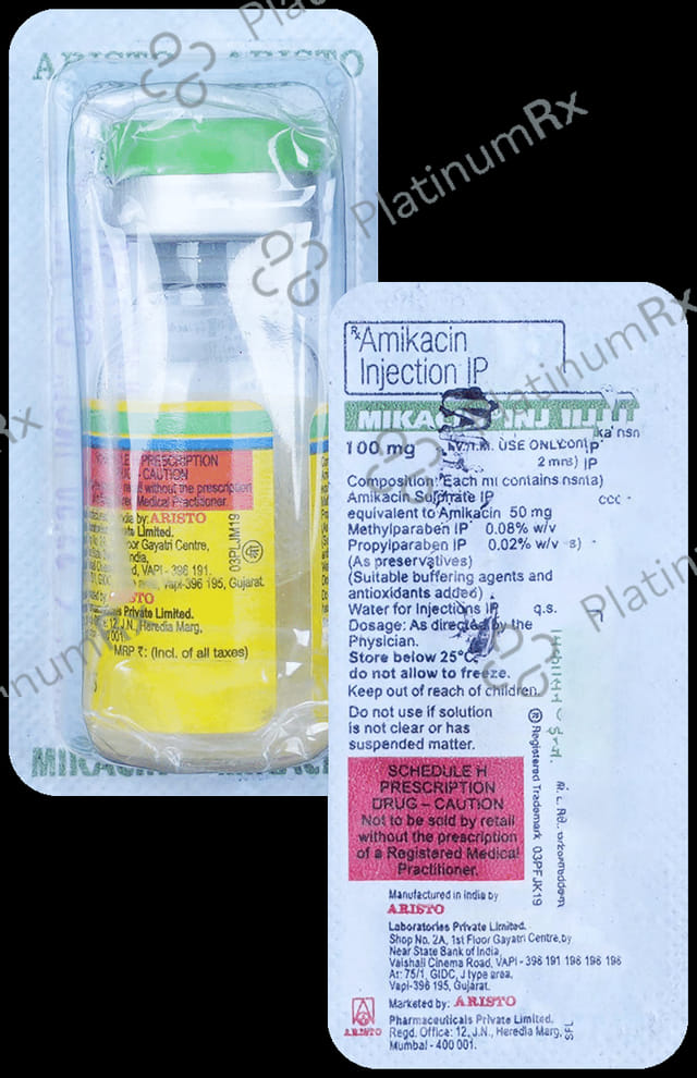 Mikacin 100mg Injection 2ml
