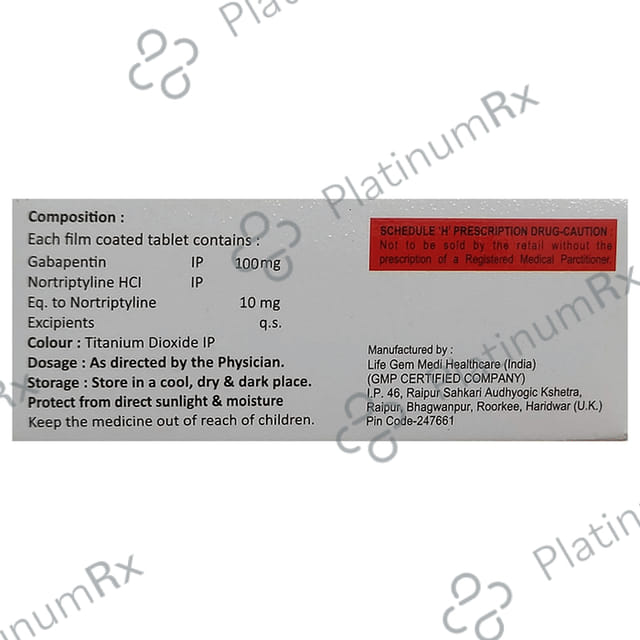 Gabistrol-NT 100 Tablet