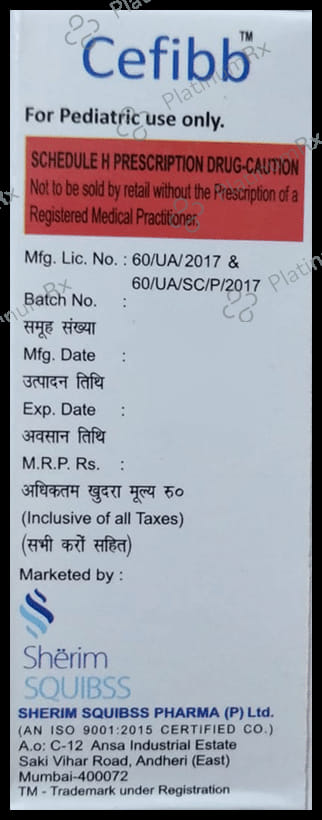 Cefibb Dry Syrup
