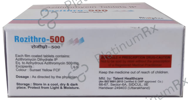 Rozithro 500 Tablet
