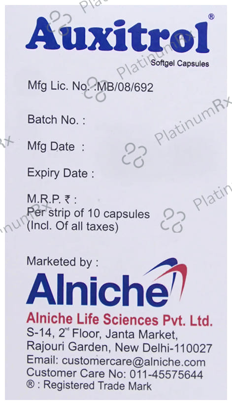 Auxitrol 0.25mcg Capsule 10s