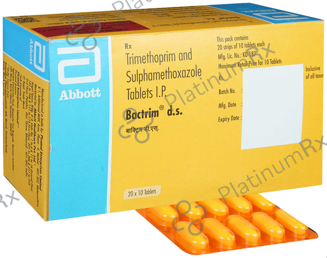 Bactrim DS 800/160mg Tablet 10s