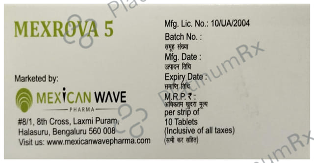 Mexrova 5 Tablet