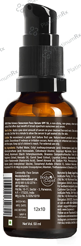 WOW Skin Science Sun Screen SPF 50 PA++ Face Serum 50ml