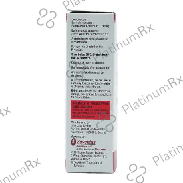 Rabifast 20mg IV Injection 1s