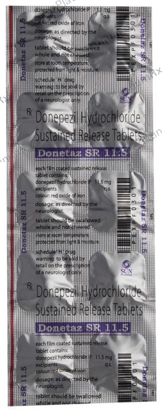 Donetaz 11.5mg Tablet SR 10s