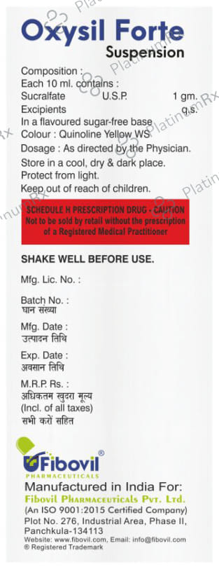 Oxysil Forte Syrup 200ml