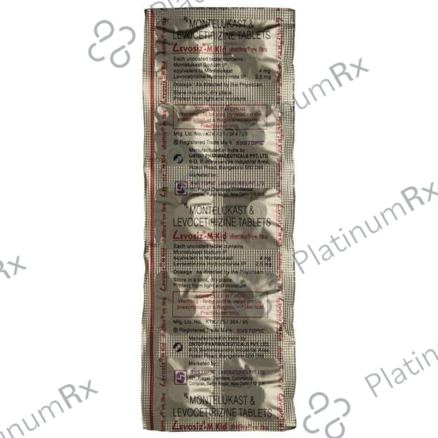 Levosiz M Kid 2.5/4mg Tablet 10s