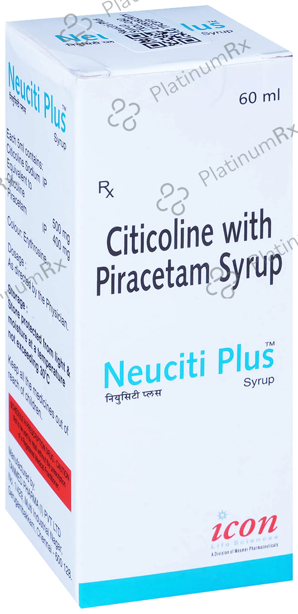 Neuciti Plus 500/400mg Syrup 60ml