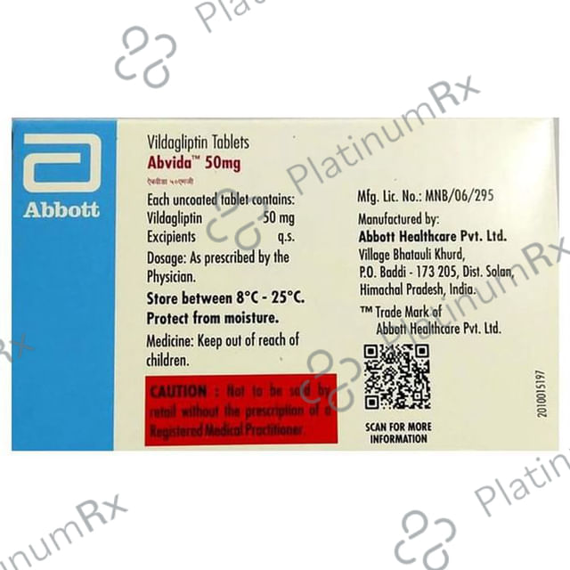 Abvida 50mg Tablet 15s