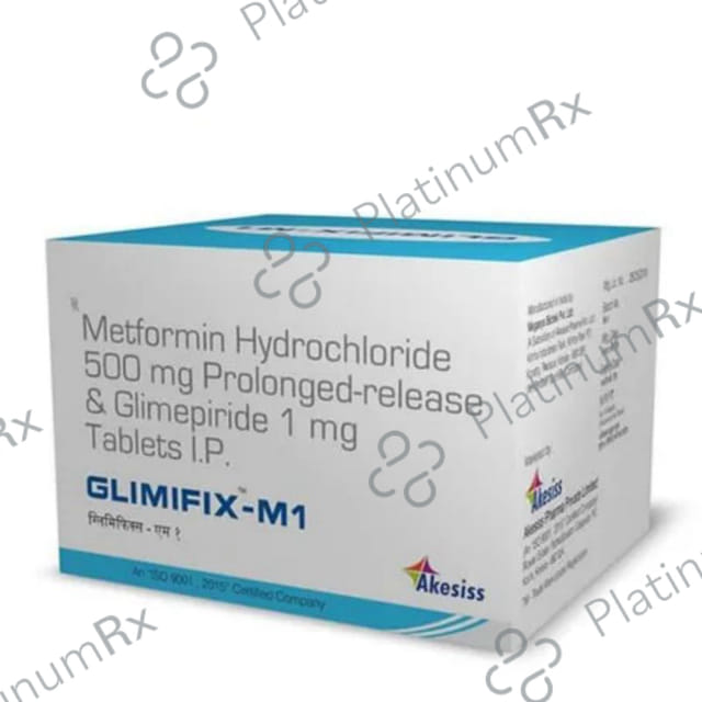 Glimifix M 1/500mg Tablet 10s