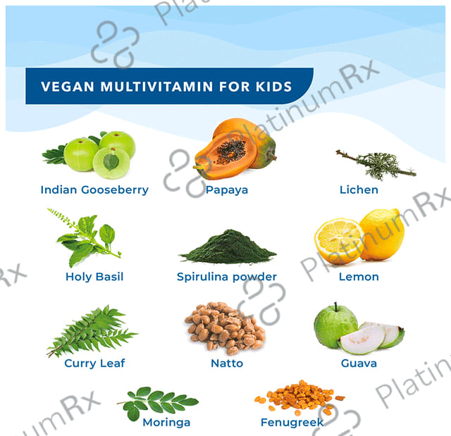Wellbeing Nutrition Marvel Melts Multi Vitamins - Oral Thin Strip for Brain, Immunity & Growth - Flavour Tropical Berry