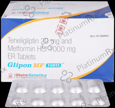 Glipon MF Forte 1000/20mg Tablet ER 10s
