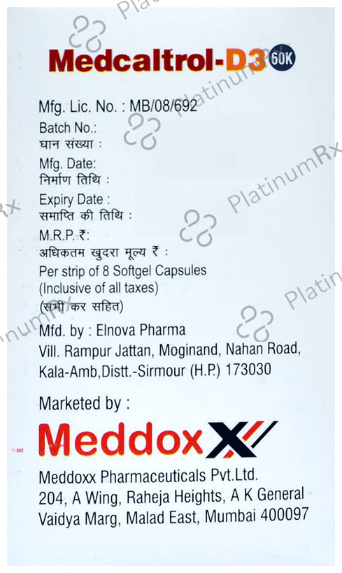 Medcaltrol-D3 60K Softgel Capsule