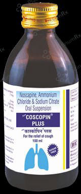 New Coscopin Plus Oral Suspension Sugar Free 100ml