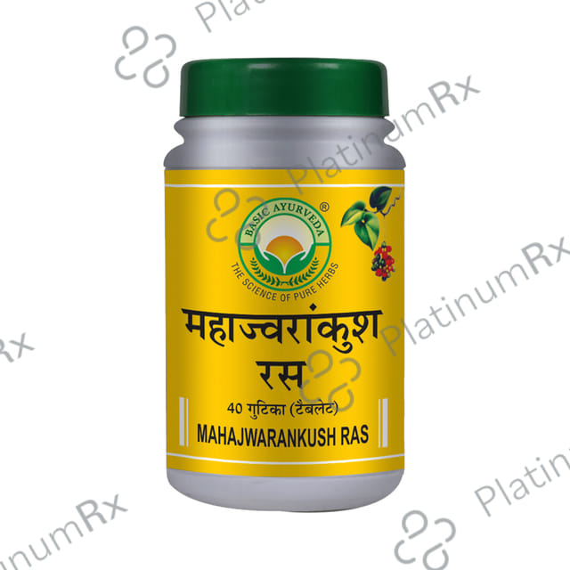 Basic Ayurveda Maha Jwarankush Ras Tablet