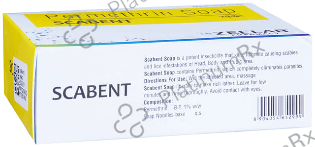 Scabent 1% Soap 75gm