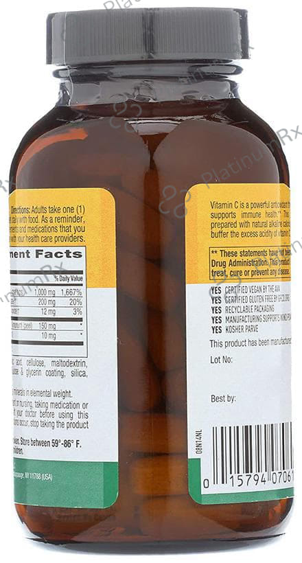 Country Life Buffered Vitamin C 1000mg Tablet 100s