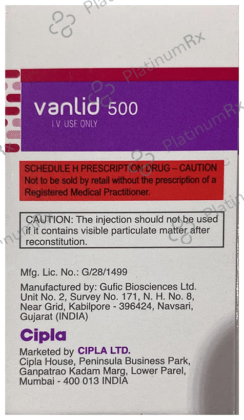 Vanlid 500mg Infusion 10ml
