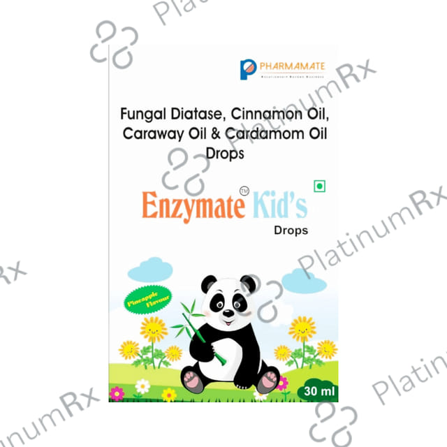 Enzymate Kid's 33.3/5mg Oral Drops Pineapple 30ml