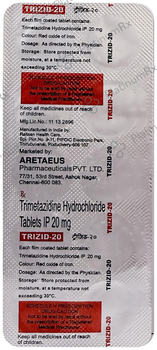 Trizid 20mg Tablet