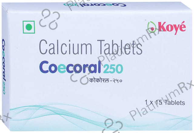 Coecoral 250mg Tablet 15s