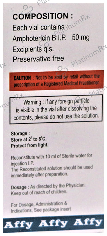 Affytericin B 50mg Injection 1s