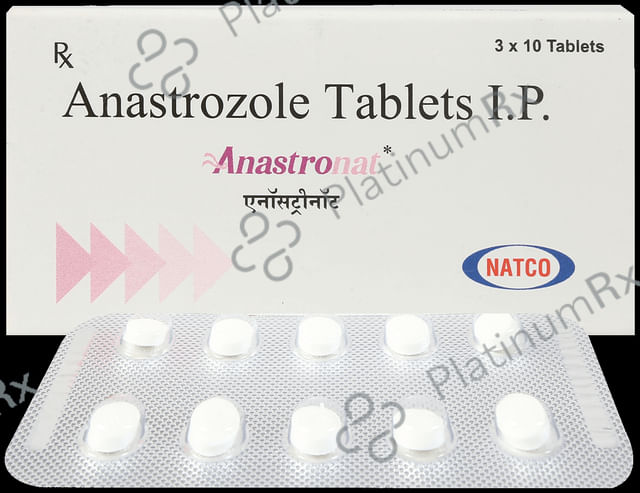 Anastronat 1mg Tablet 10 Tablet