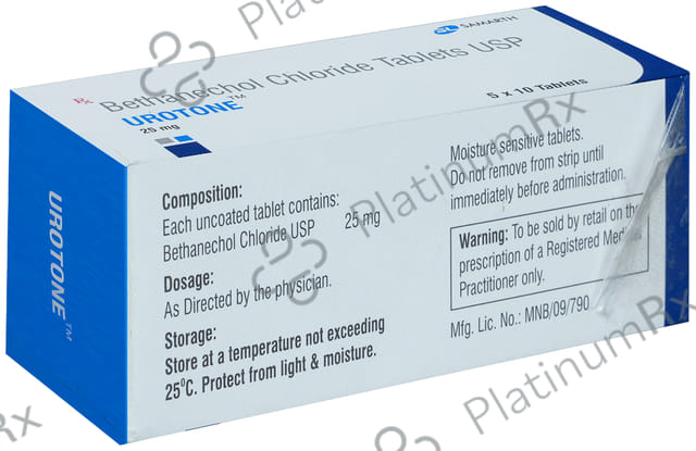Urotone 25mg Tablet 10s