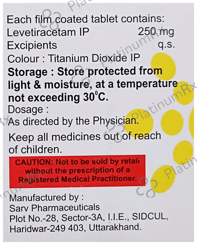 Fritolev 250mg Tablet 15s