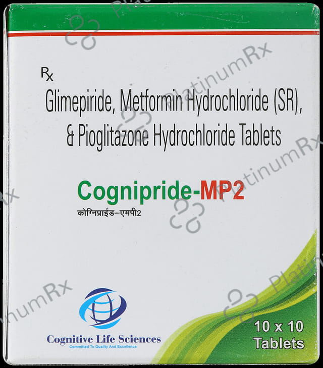 Cognipride MP 2/500/15mg Tablet SR 10s