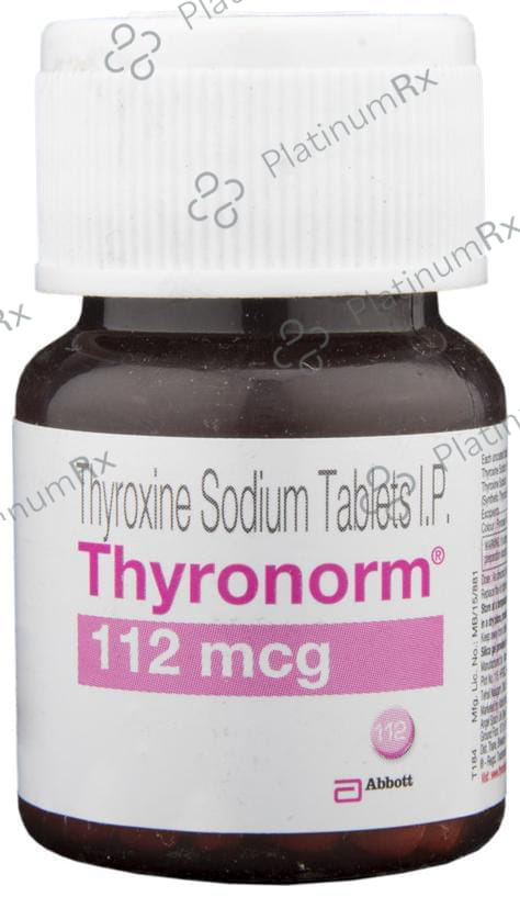 Thyronorm 112mcg Tablet 100s