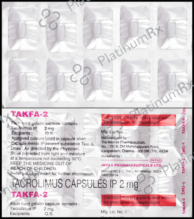 Takfa 2mg Capsule 10s