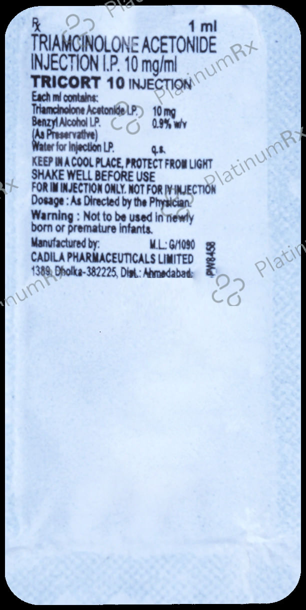 Tricort 10mg Injection 1ml