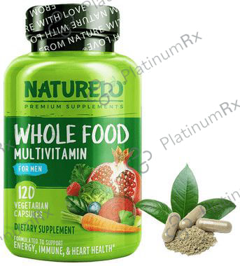 Naturelo Whole Food Multivitamin for Men Vegetarian Capsule