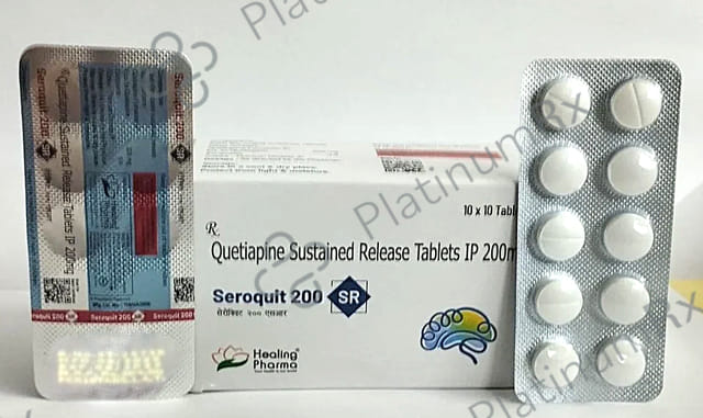 Seroquit 200mg Tablet SR 10s