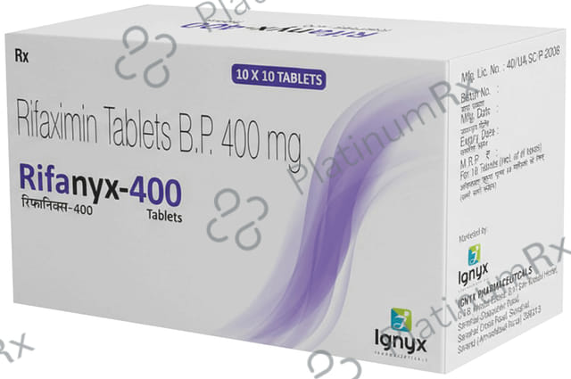 Rifanyx 400mg Tablet 10s