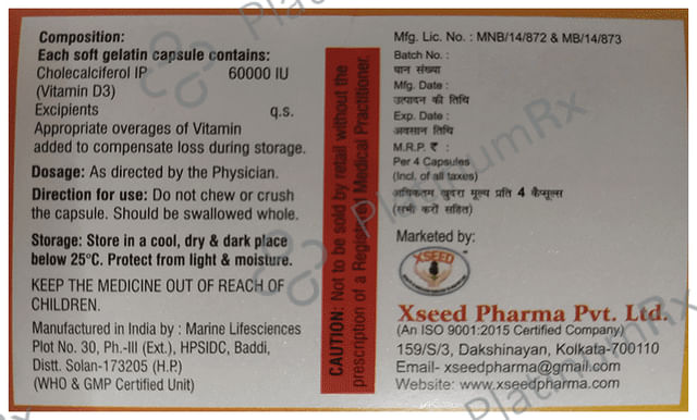 X-D3 60K Softgel Capsule