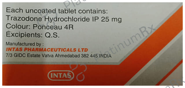 Trazonil 25mg Tablet 10s