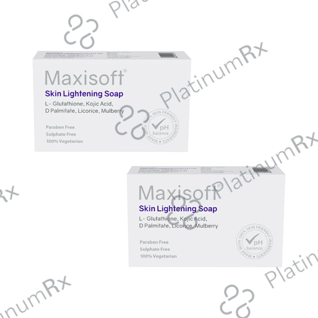 Maxisoft Skin LIghtening Soap (75gm Each) 2 units