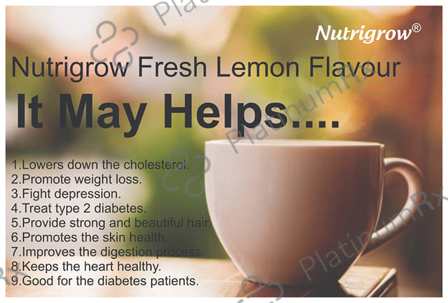 Nutrigrow Fresh Energy Drink Powder Lemon