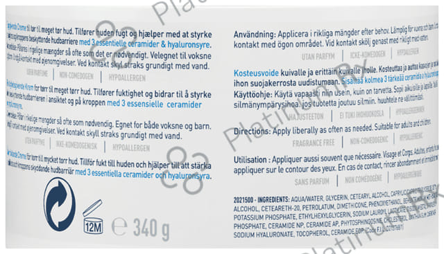 CeraVe Moisturising Cream for Dry to Very Dry Skin 340 gm