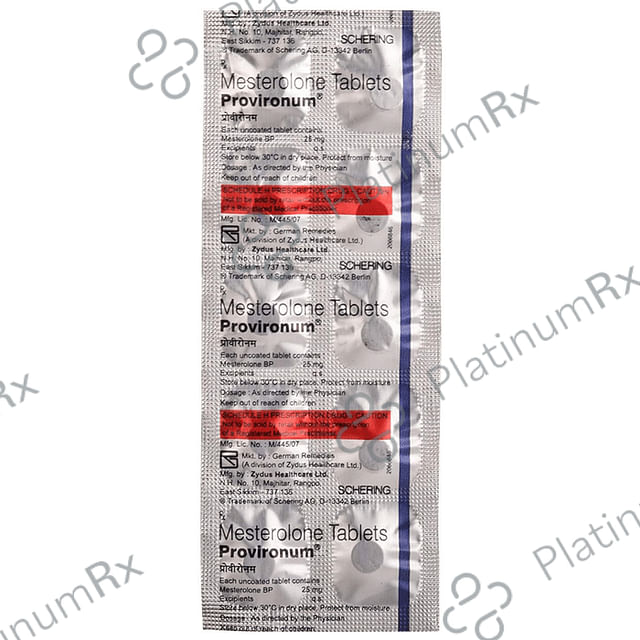 Provironum 25mg Tablet 10s